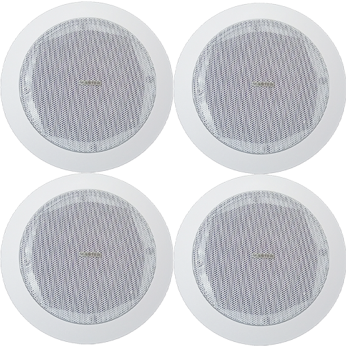 Kit 4 Speakers Bluetooth 60 Watt Master Team SH0019 indoor 17cm