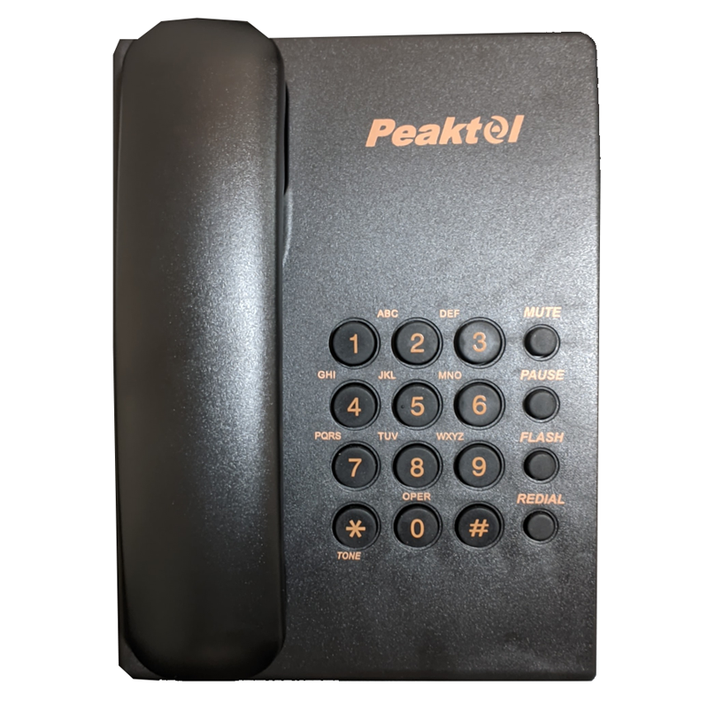 PEAKTEL FY-500 Landline Telephone Black